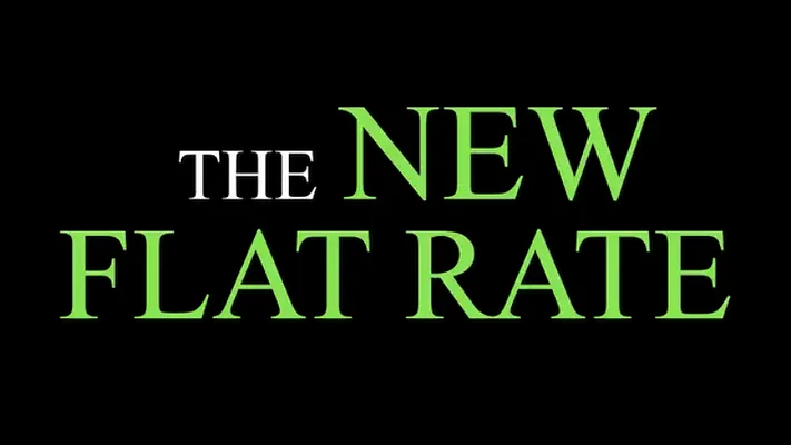 The New Flat Rate logo.