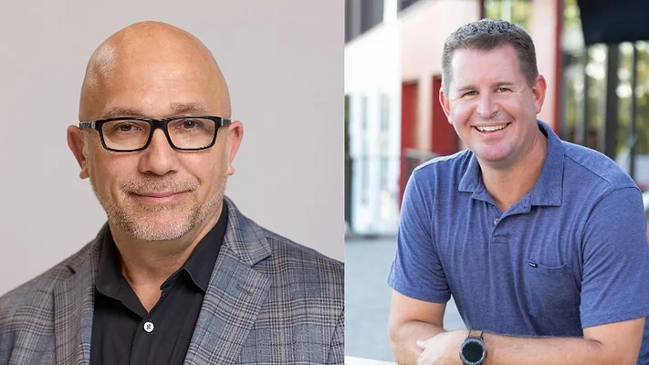 (Left to right) : Dean Camastro, Vice President of Sales, North America, and Kurt Raabe, Vice President of Product Strategy & Key Accounts.