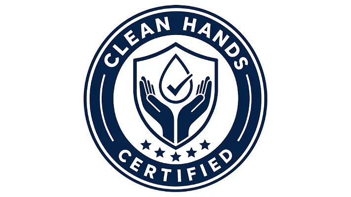 The Clean Hands Certified logo.