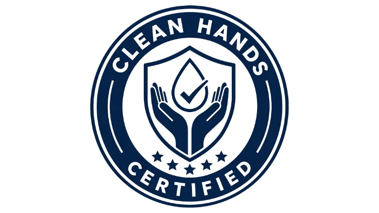 The Clean Hands Certified logo.