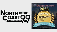Oatey Co. Named Top Workplace in Northeast Ohio by NorthCoast 99 and Company of the Year by Engage! Cleveland The NorthCoast 99 logo and an infographic announcing the Company of the Year award.