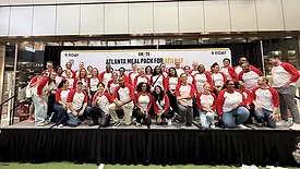 The Rheem team at the Atlanta Meal Pack for 9/11 event. 