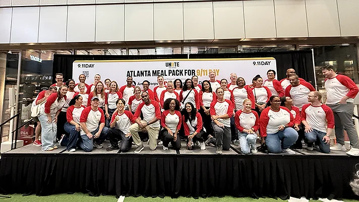 Rheem Honors 25th Anniversary of 9/11 Through National Day of Service The Rheem team at the Atlanta Meal Pack for 9/11 event.
