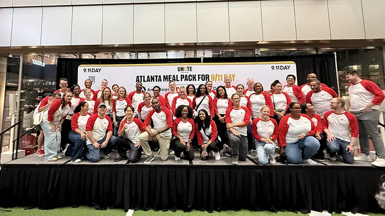 The Rheem team at the Atlanta Meal Pack for 9/11 event. 