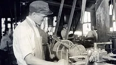 Sloan Celebrates 120 Years An early Sloan employee.