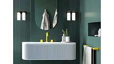 JACLO Joins Top Knobs and Watermark Designs A JACLO sink.