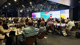 A photo from the Google Summit. 