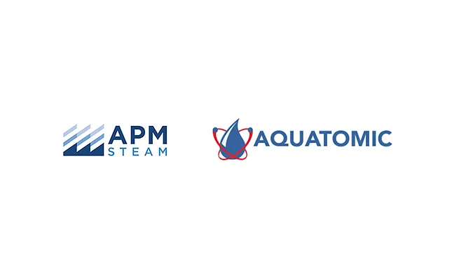 APM Steam and Aquatomic logos APM Steam and Aquatomic logos