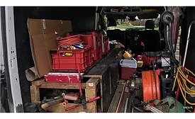 Houston Plumber's Work Van - Stolen Tools