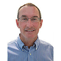 John Siegenthaler 200x200 author headshot on a white background.