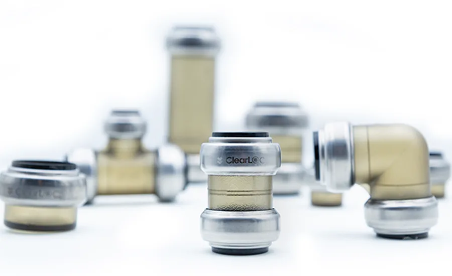 ClearLOC® transparent push-fit fittings
