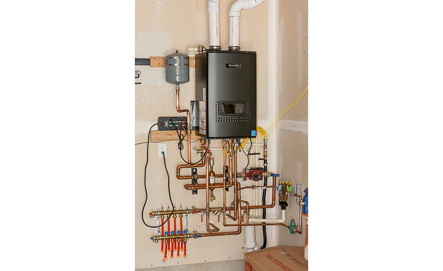 Off the floor Wallmount boilers are a spacesaving option. 201611
