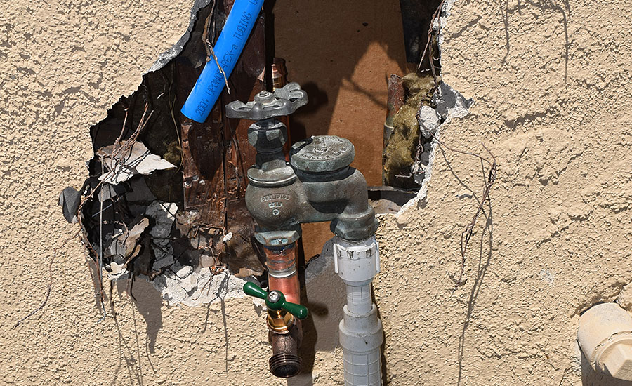 repiping a house with pex