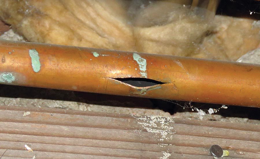 Pipe freeze investigations 20201216 Plumbing & Mechanical