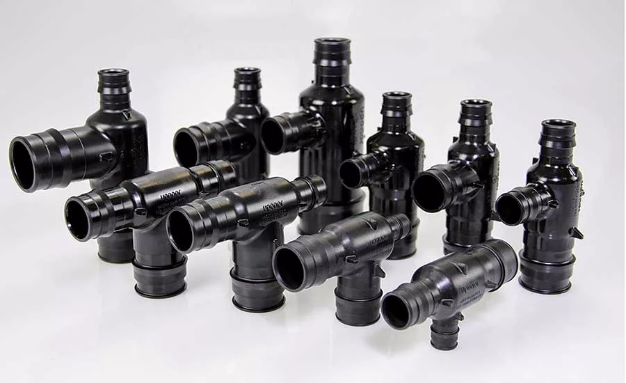 Reducing tees from Uponor