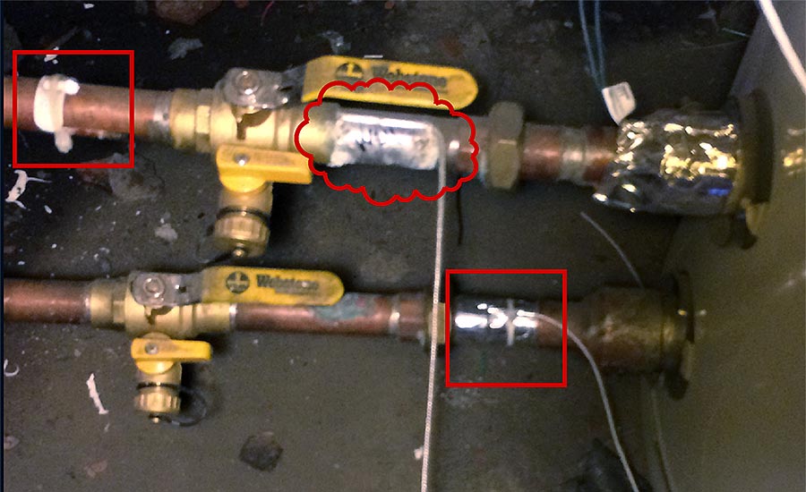 Temperature Sensors Near Bottom of Thermal Storage Tank