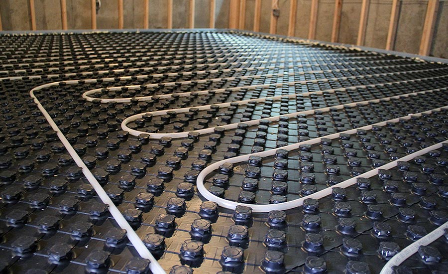 Uponor radiant floor heating installs