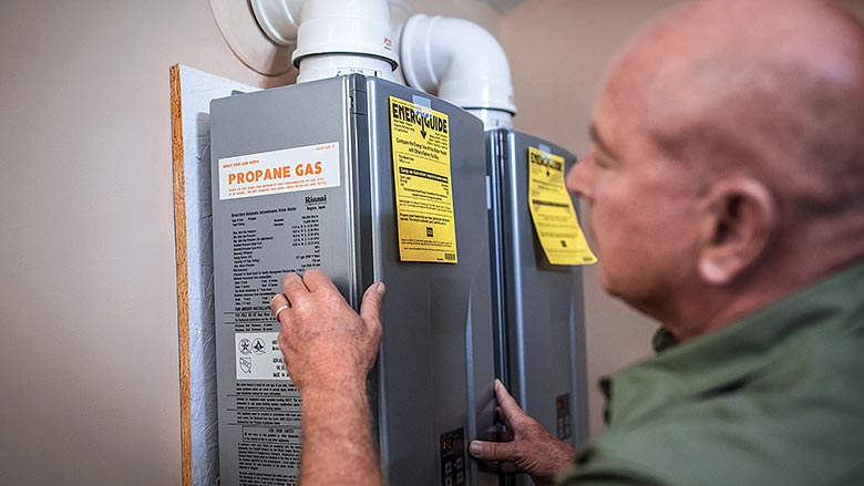 propane water heating options