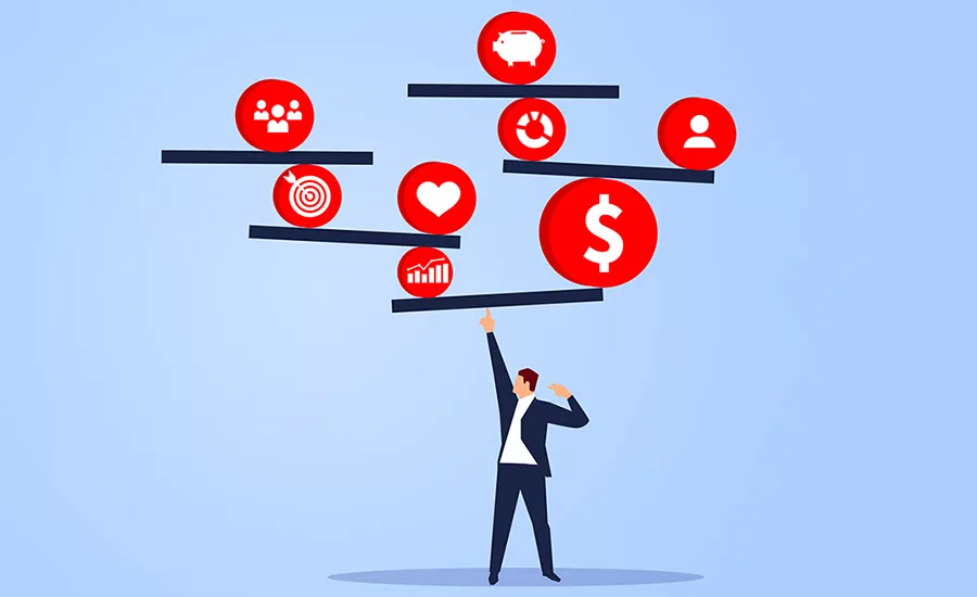 Business is all about finding a balance.