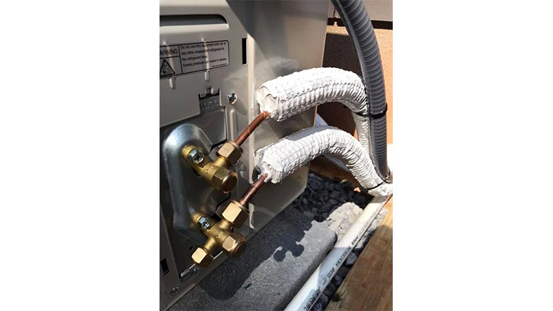 using UV resistant calk for sealing the ends