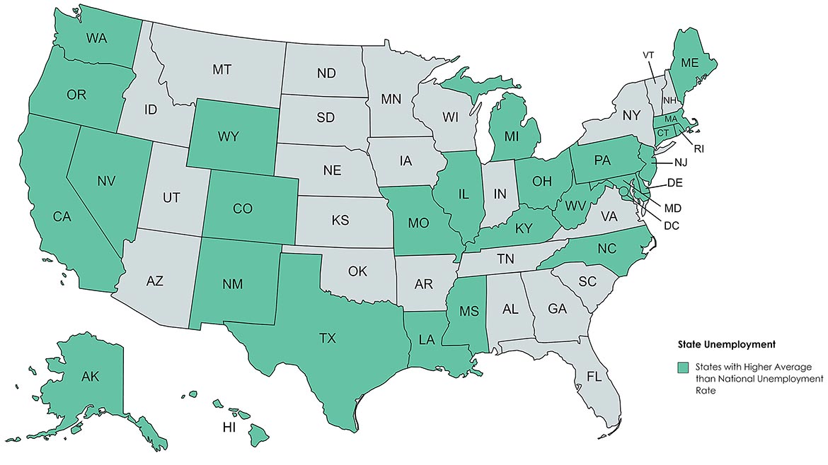 State Unemployment 2022