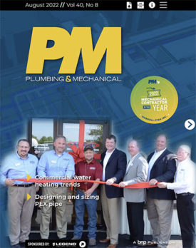 Plumbing & Mechanical August 2022 cover