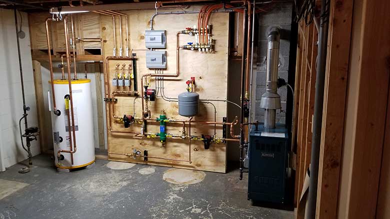 A multi-temperature hydronic system