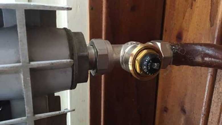 Oventrop's thermostatic valve