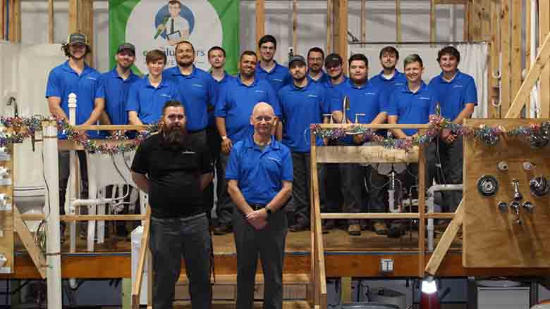 Eco Plumbers University Class 5 on Graduation Day