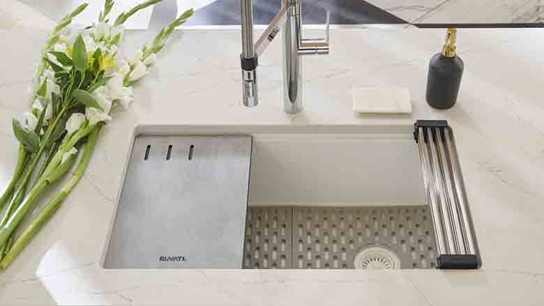 ruvati kitchen sink stainless 33 x 22