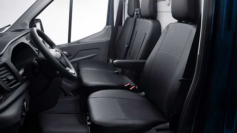 front seat in the 2023 Ford Transit
