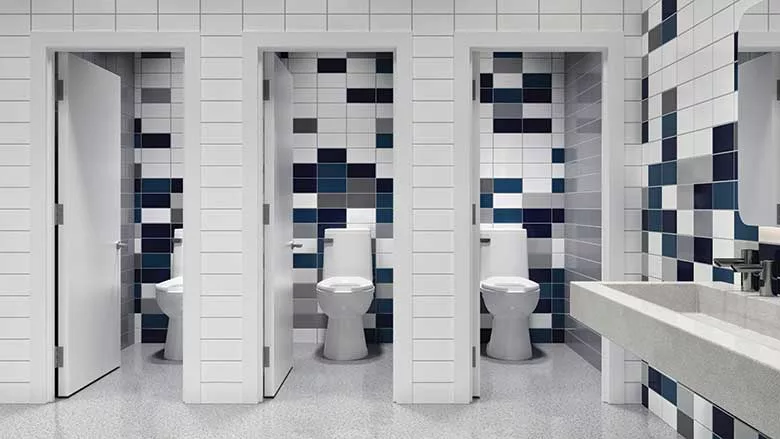 Sloan gravity toilet