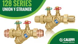 Caleffi Hydronic Solutions union Y-strainer