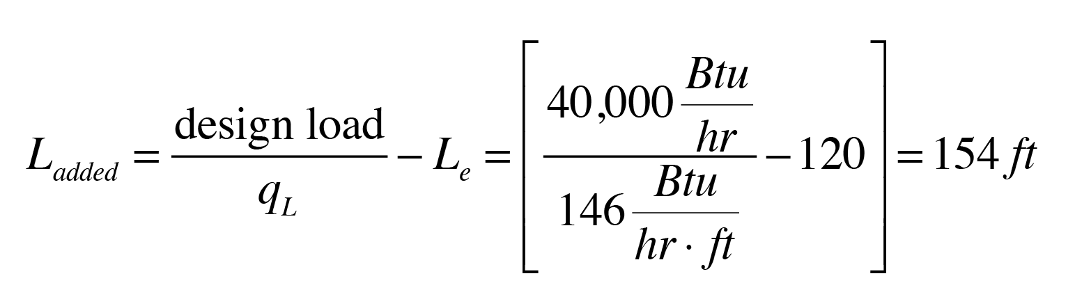 additional length of baseboard