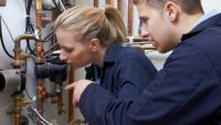 skilled workers in the plumbing industry