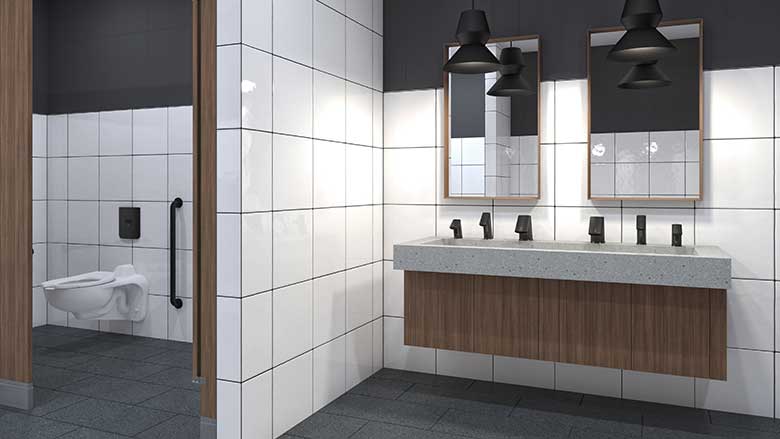 commercial restroom