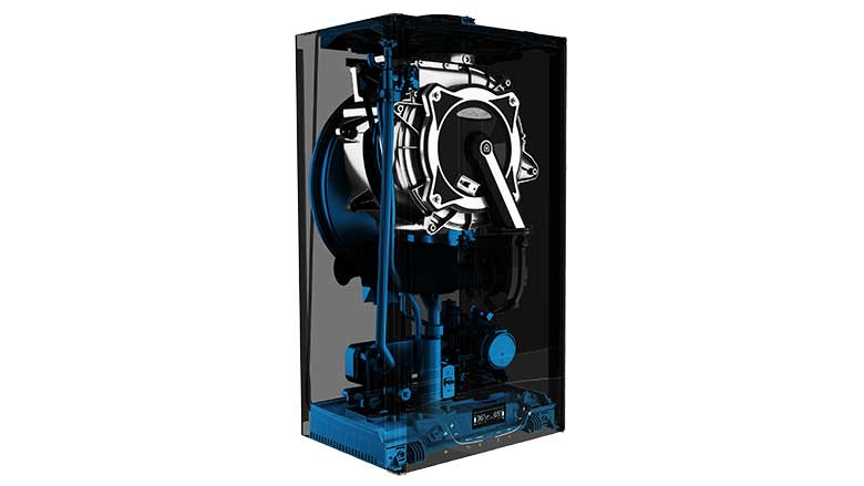 A properly installed condensing boiler