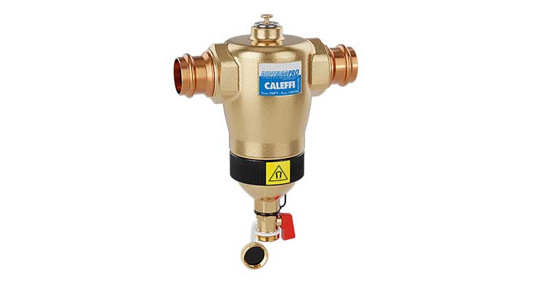 Caleffi Hydronic Solutions dirt separator with dual magnets