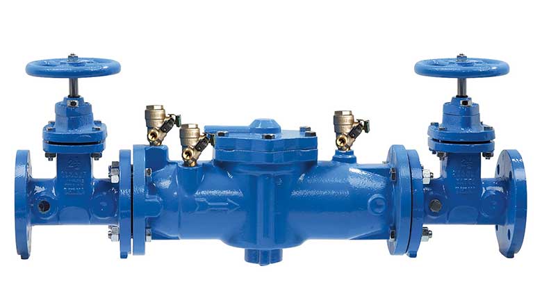 Large Backflow Watts Water Technologies' pressure monitoring large-diameter backflow ...