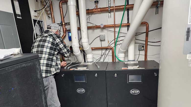 Two HTP Elite Ultra Duo boilers