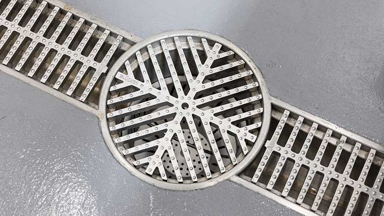  BLÜCHER’s HygienicPro floor drain