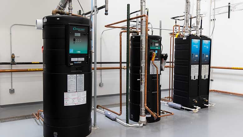 live-fire PVI water heaters