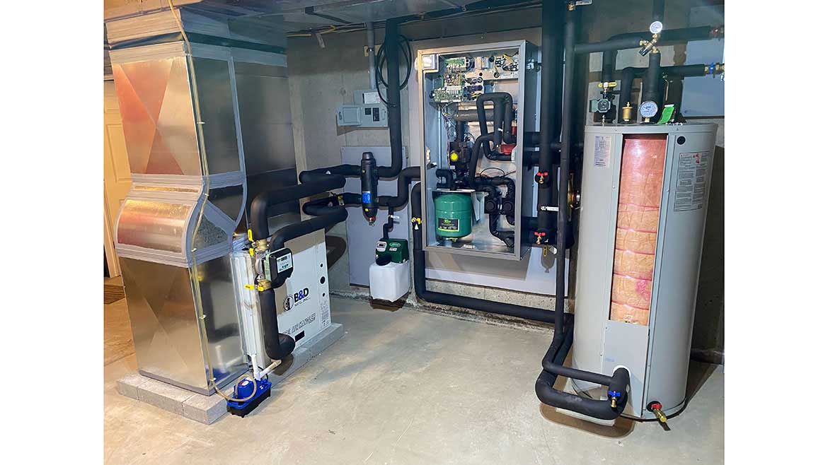 Air-to-Water Indoor equiment with Buffer tank