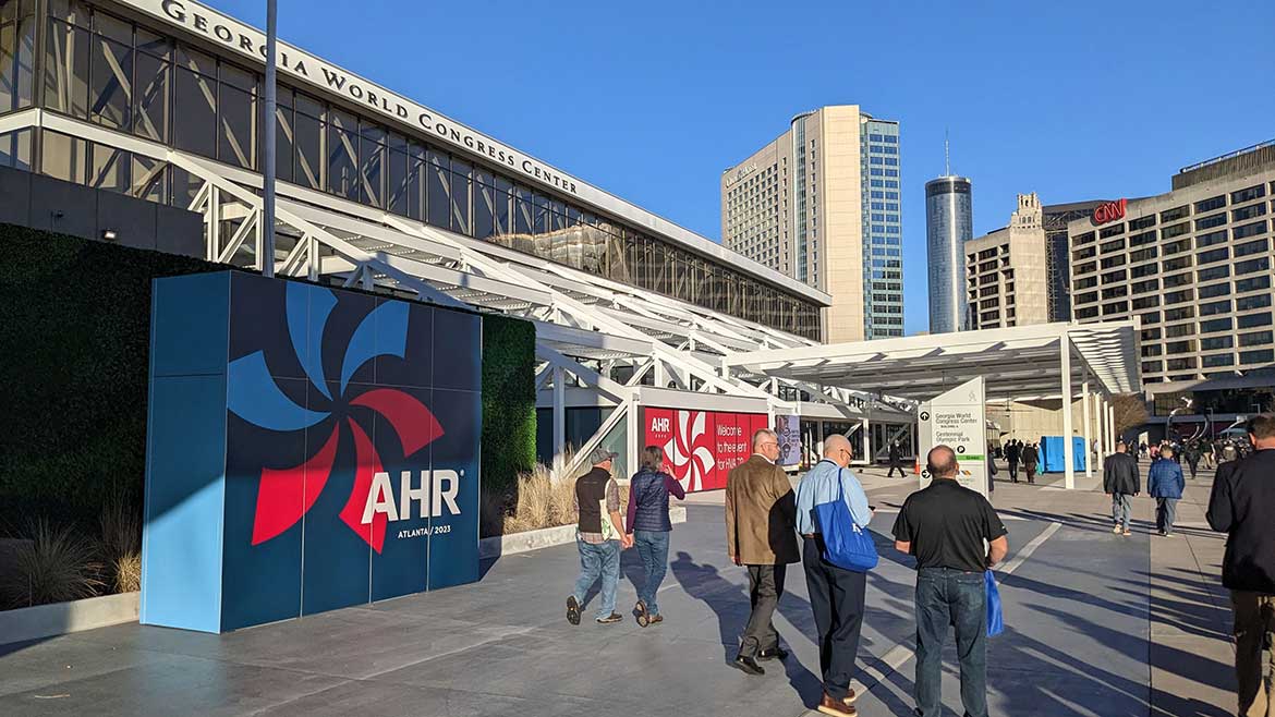 AHR Expo feature: Outside at the 2023 AHR Expo in Atlanta