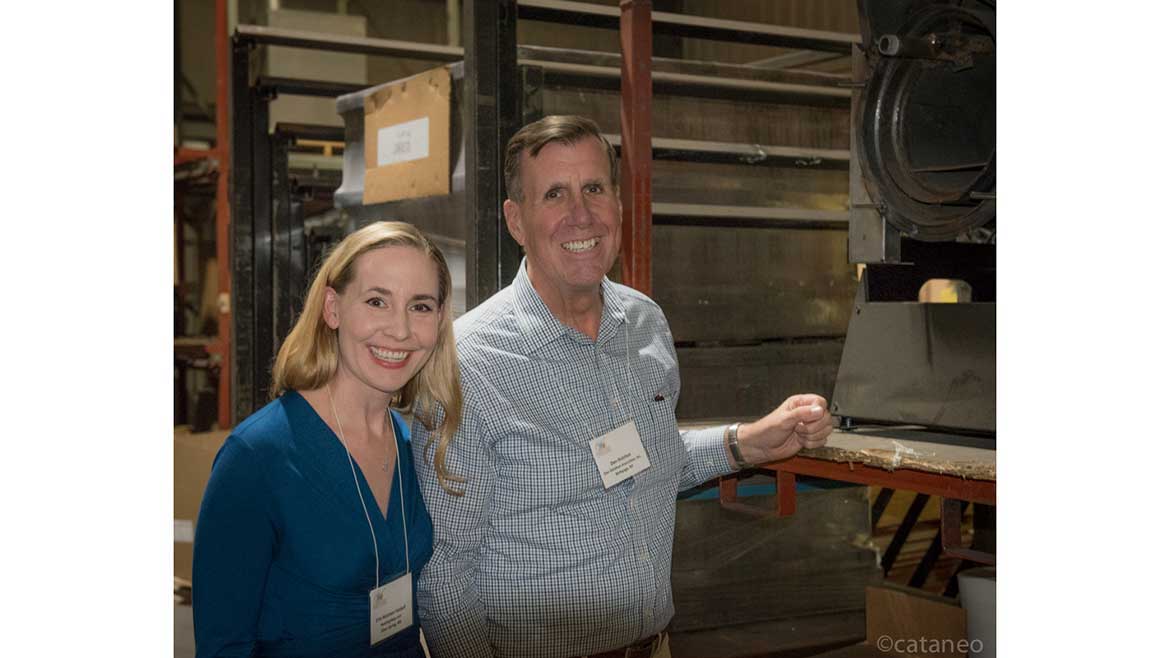 Dan Holohan with daughter, Erin Holohan at a Women in Energy event