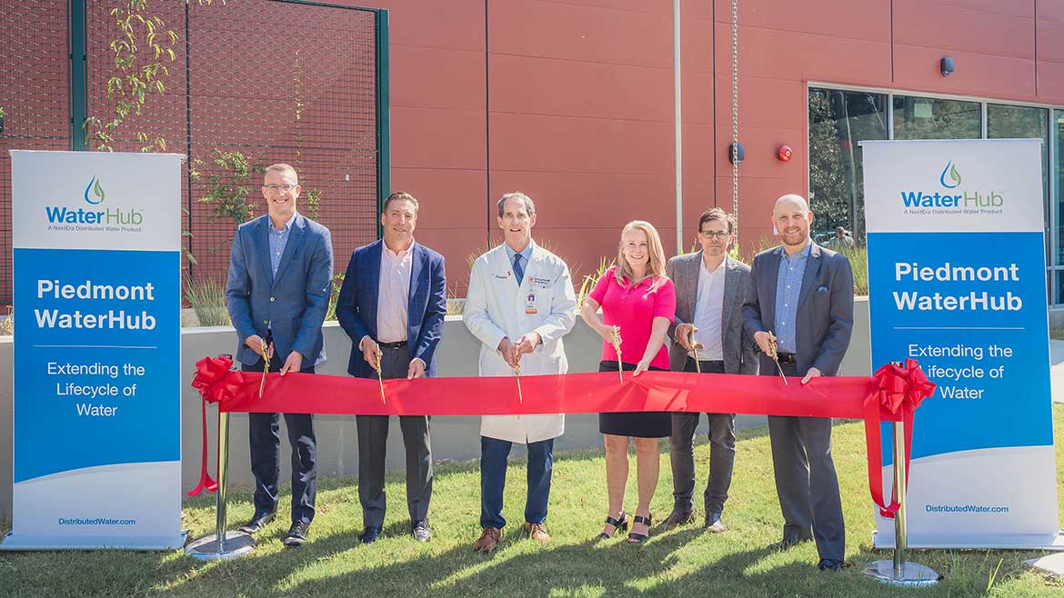 Piedmont Atlanta's WaterHub ribbon cutting ceremony