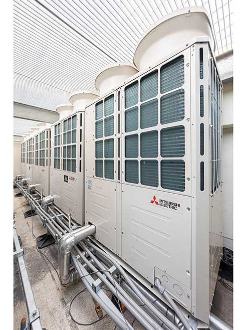 Mitsubishi Electric VRF Outdoor Units at Hotel Marcel