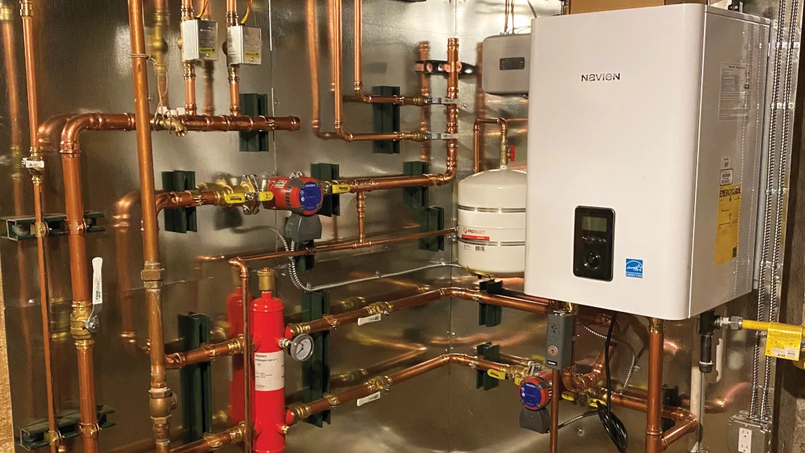 Resideo hydraulic separator radiant heating system