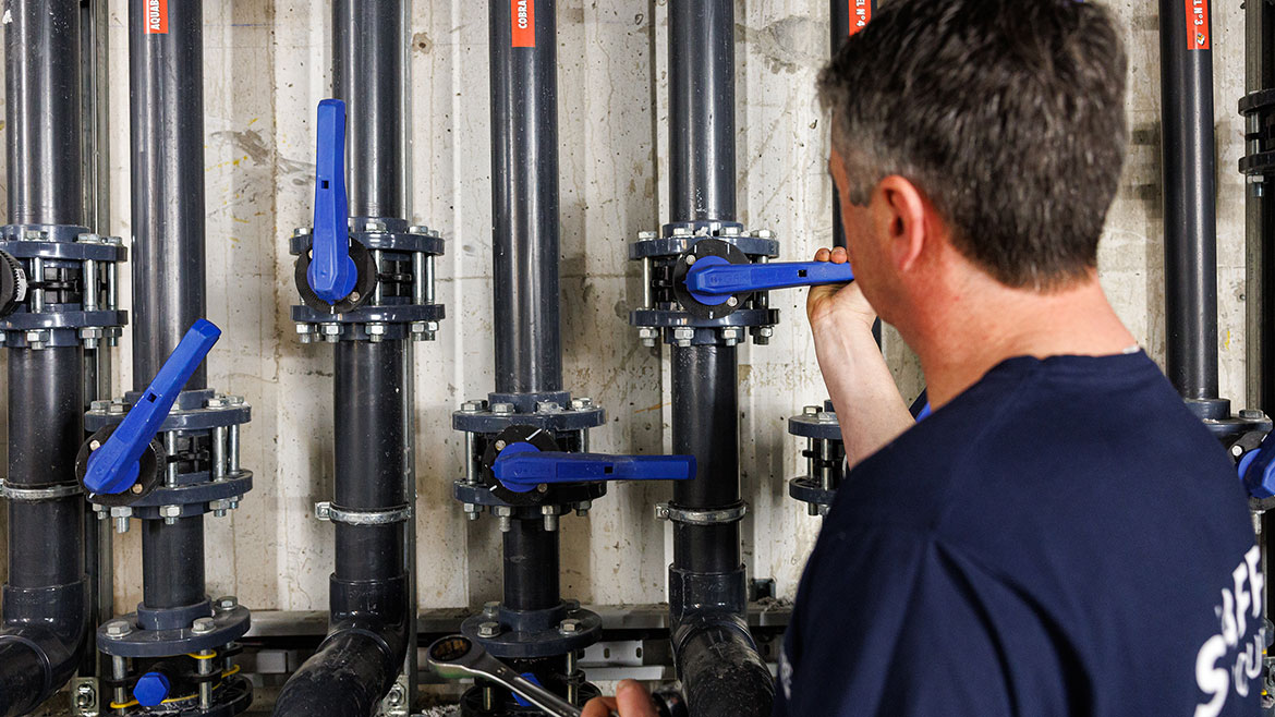 The Sofitel Quiberon installed the Butterfly Valve 565 from GF Piping Systems throughout their complex installation.