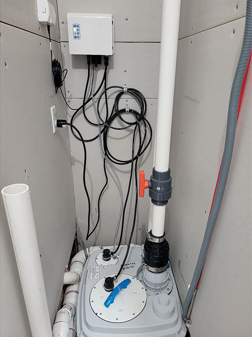 Sanicubic 1 VX installed in an Oklahoma Daycare.